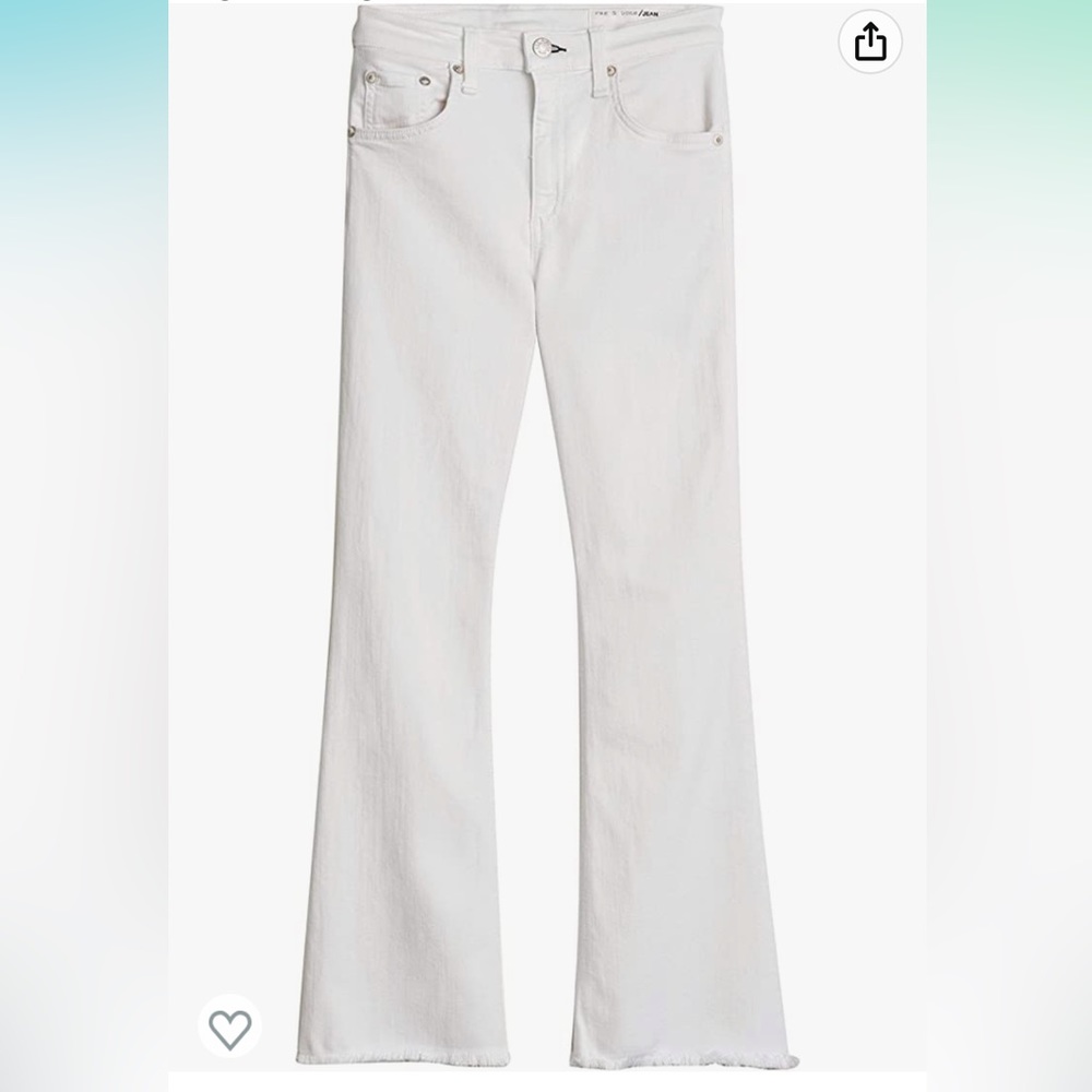 RAG & BONE - Flare Bright White Jeans